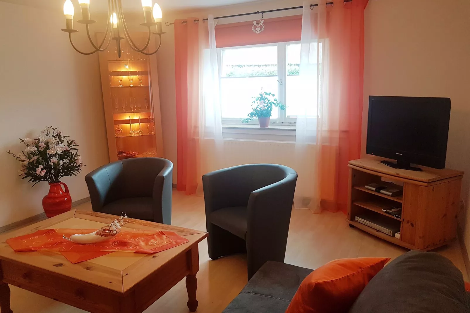 Ferienwohnung Lichte-Wohnzimmer