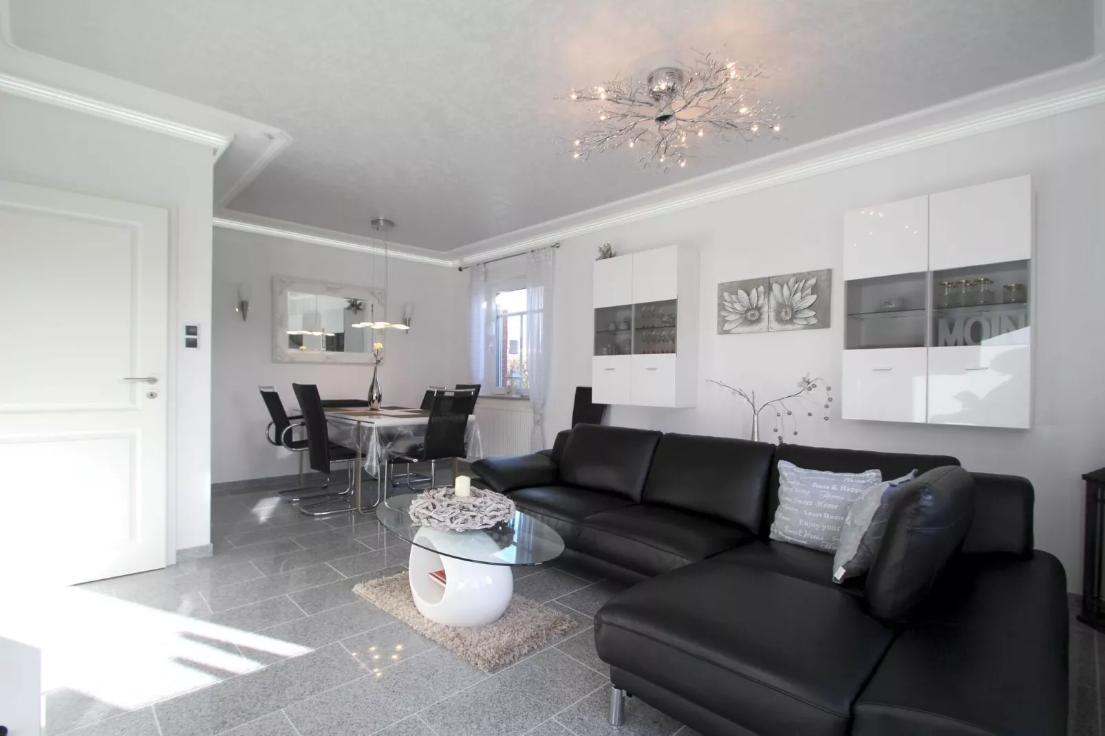 Ferienbungalow Wiesengrund mit Sauna-Living room