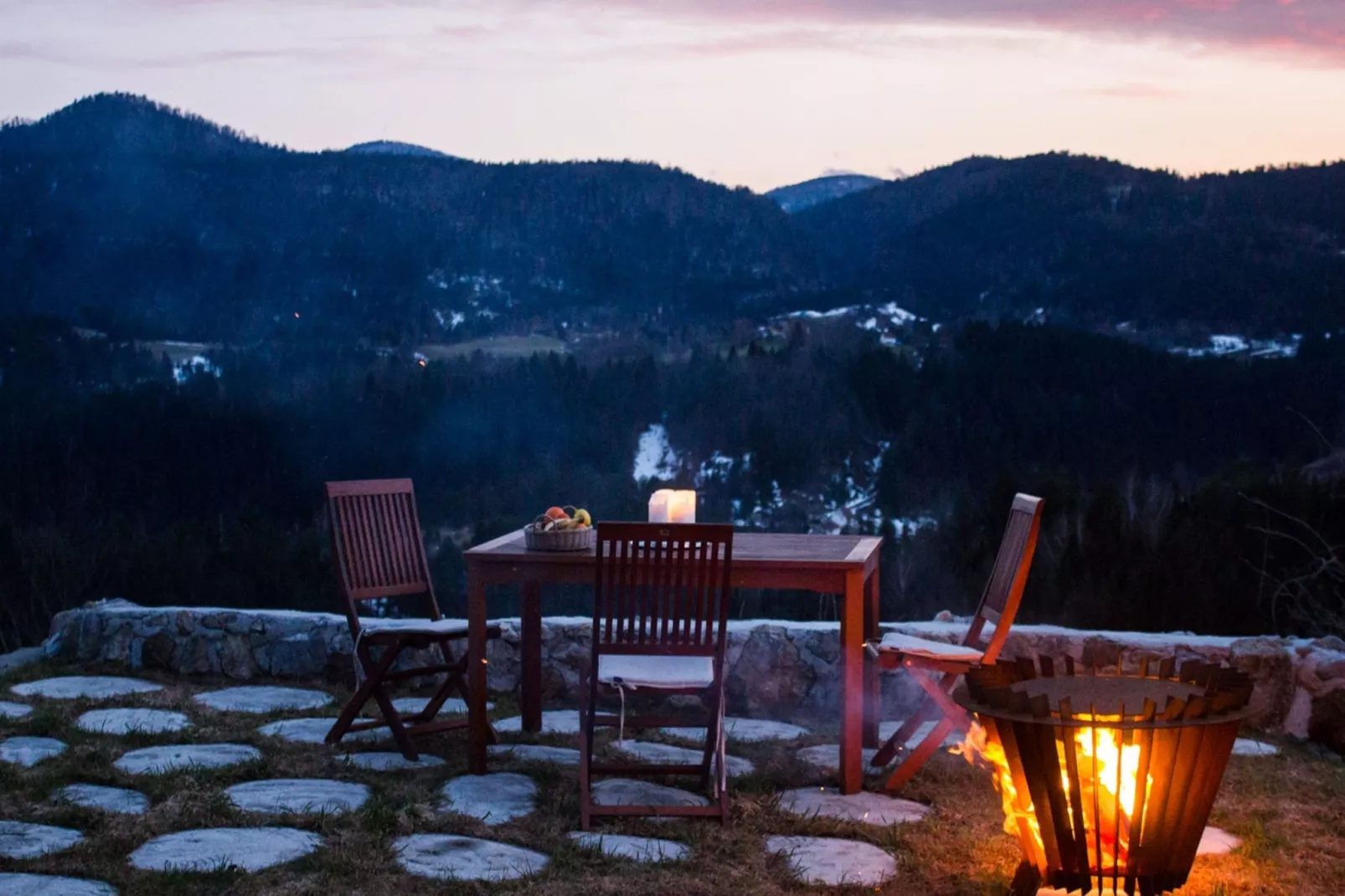 Holiday home Fijan-Terrassenbalkon