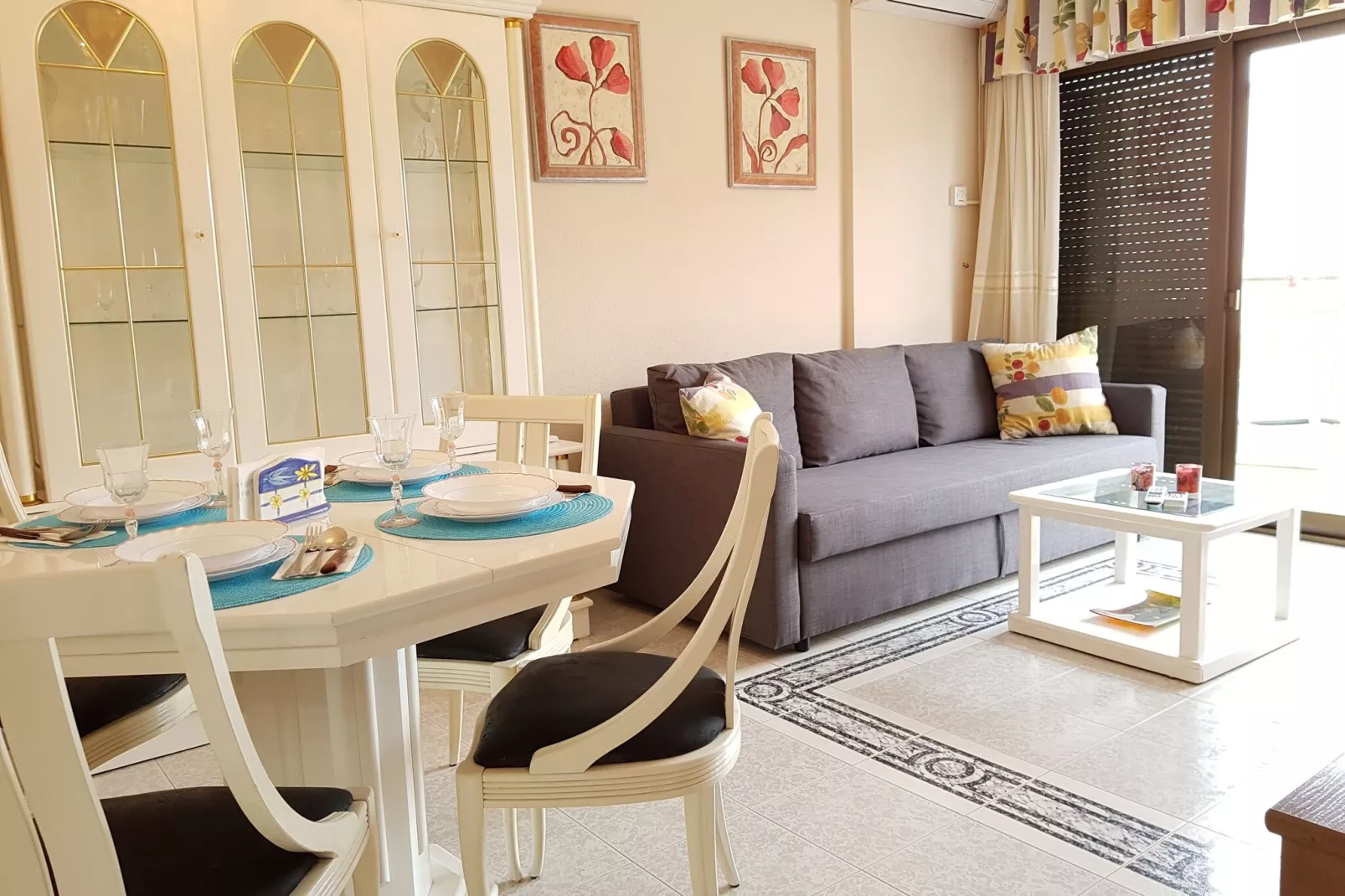 Sky-High Seaside Fuengirola Flat-Living room