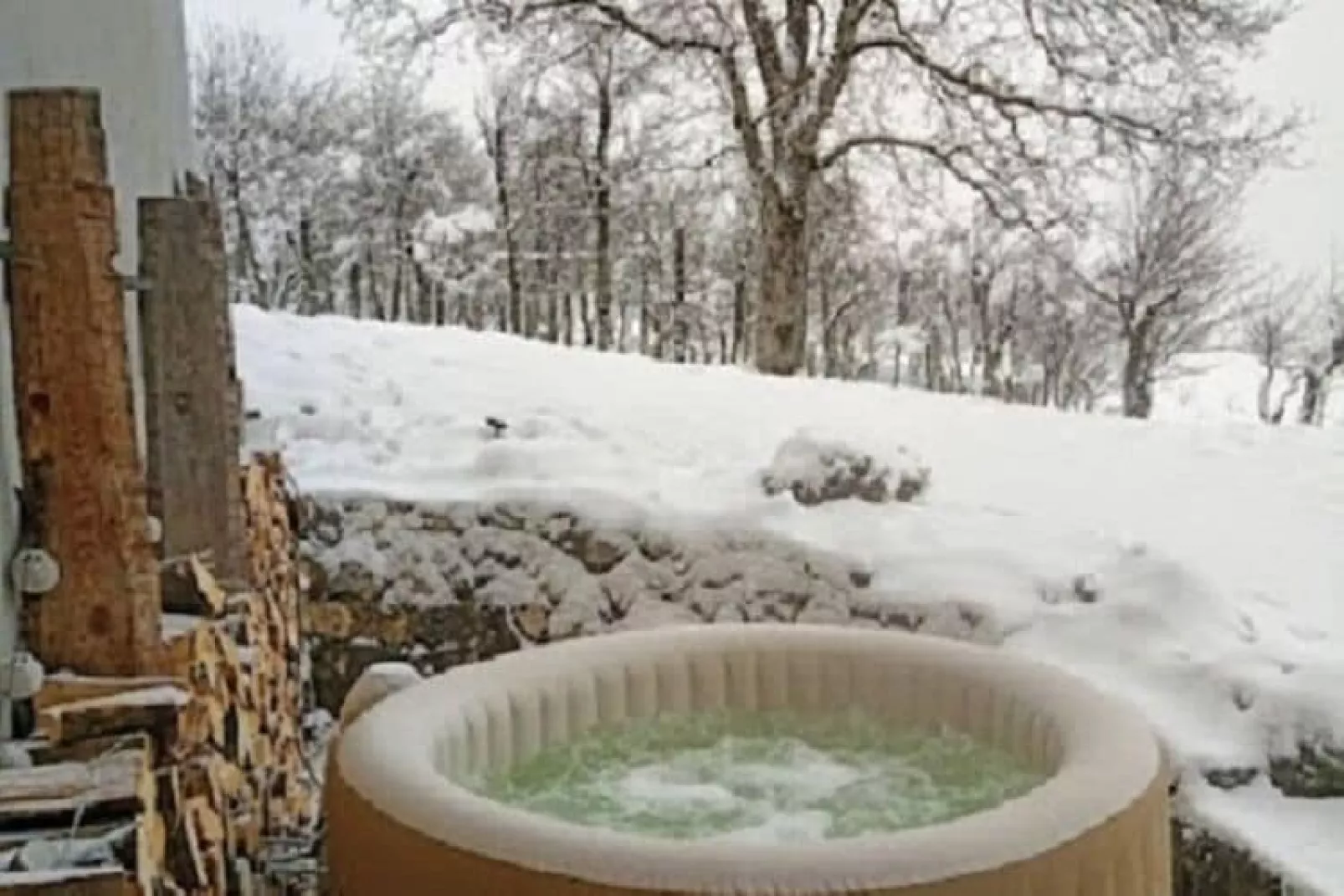 Holiday home Fijan-Außenbereich Winter