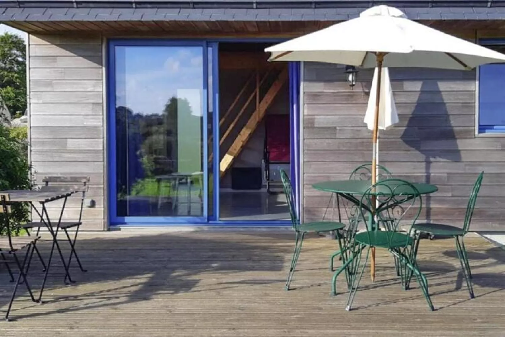 Holzhaus Landéda-Terrace