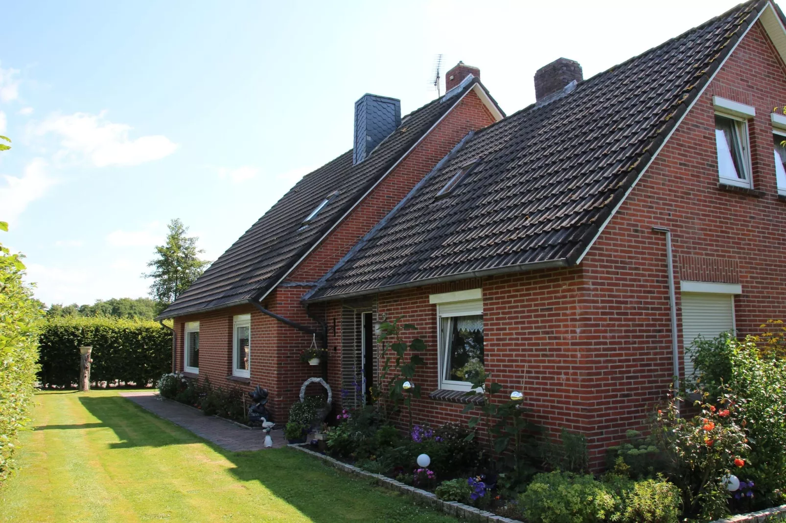 Ferienwohnung Moorhusen-Exterior summer