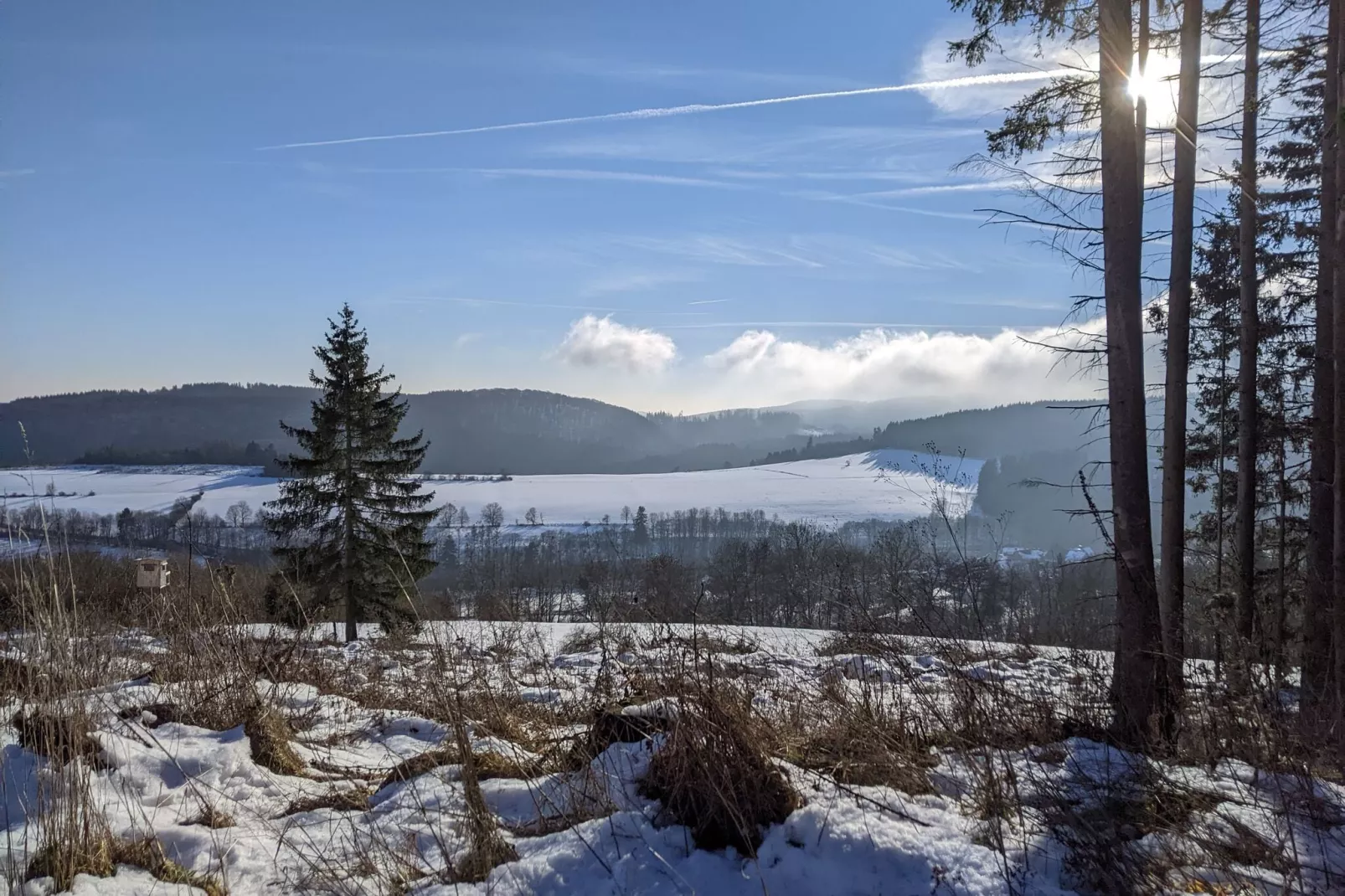 Zum Spitzen Land-View winter