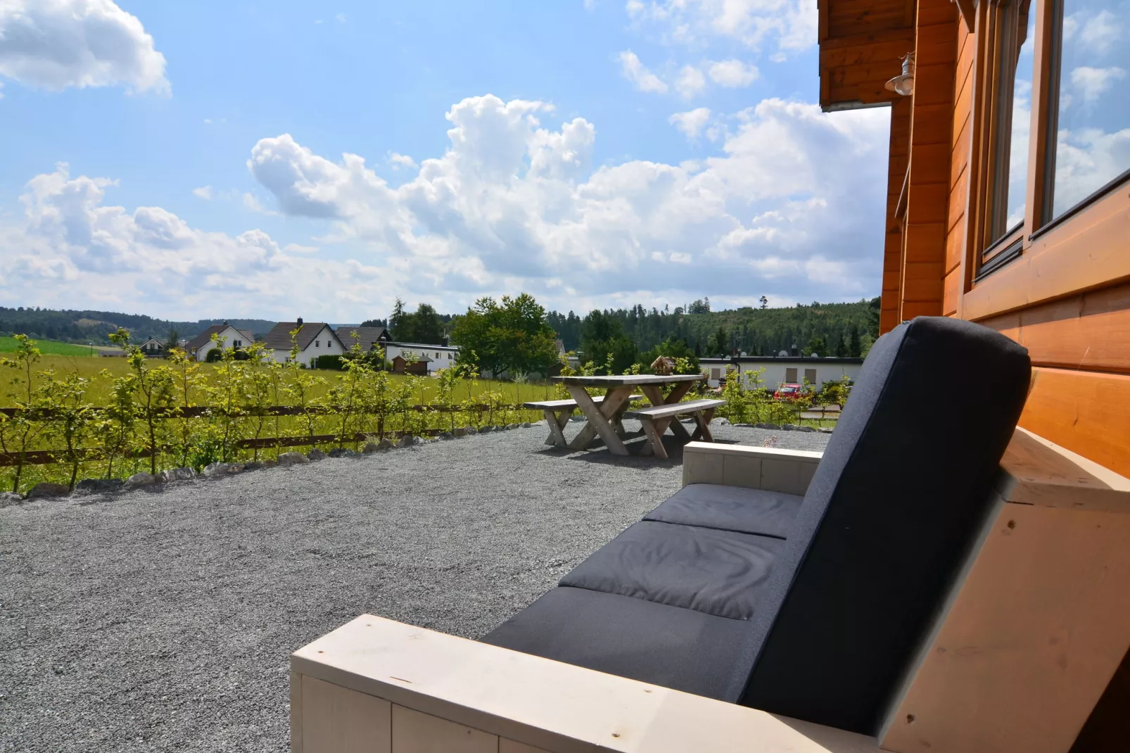 EcoLodge Sauerland 1-View summer