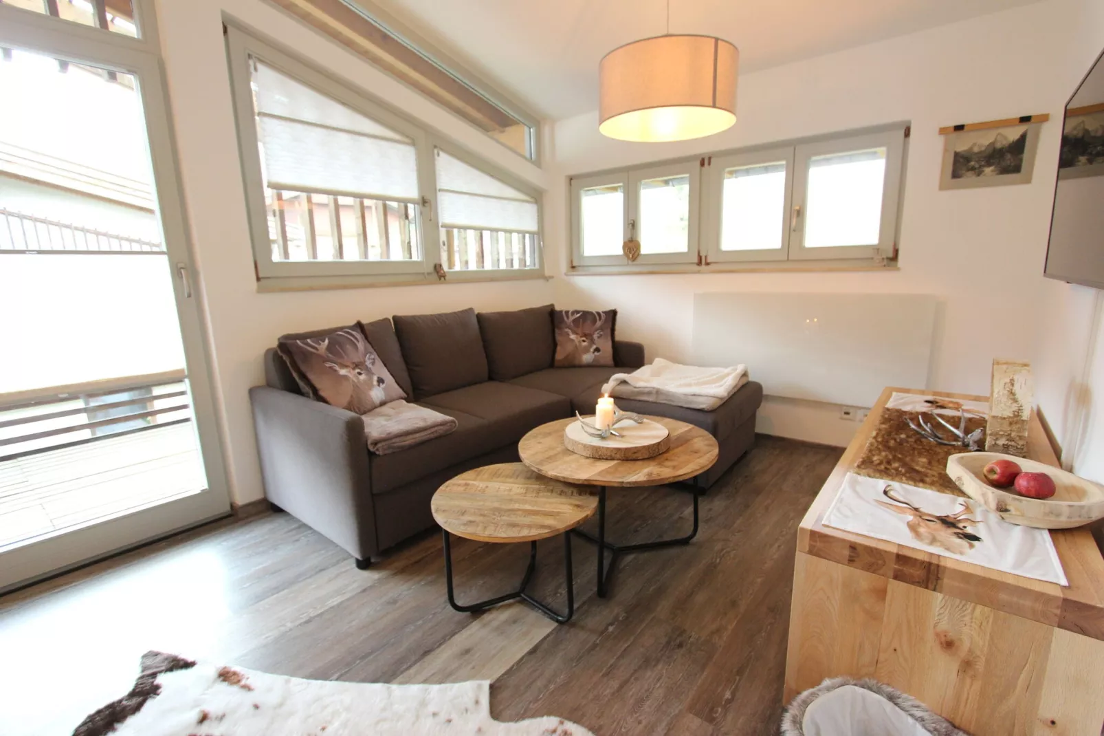 Apartment Hüttenzauber-Wohnzimmer