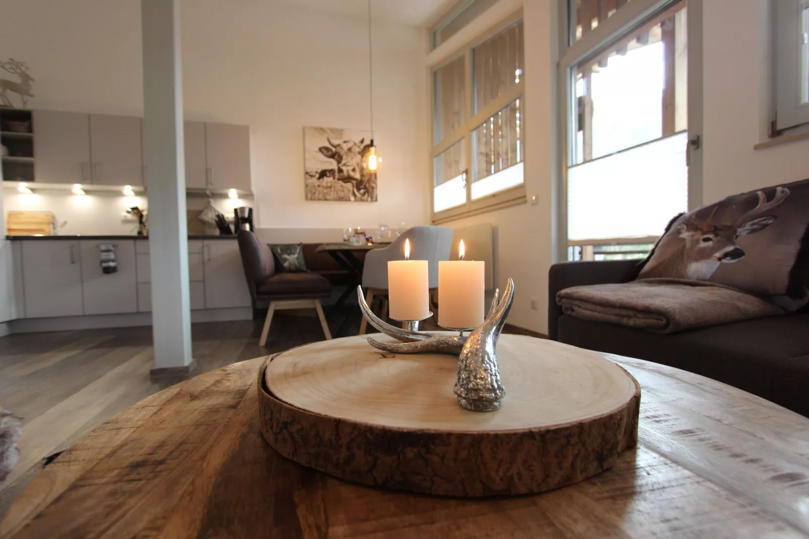 Apartment Hüttenzauber-Wohnzimmer
