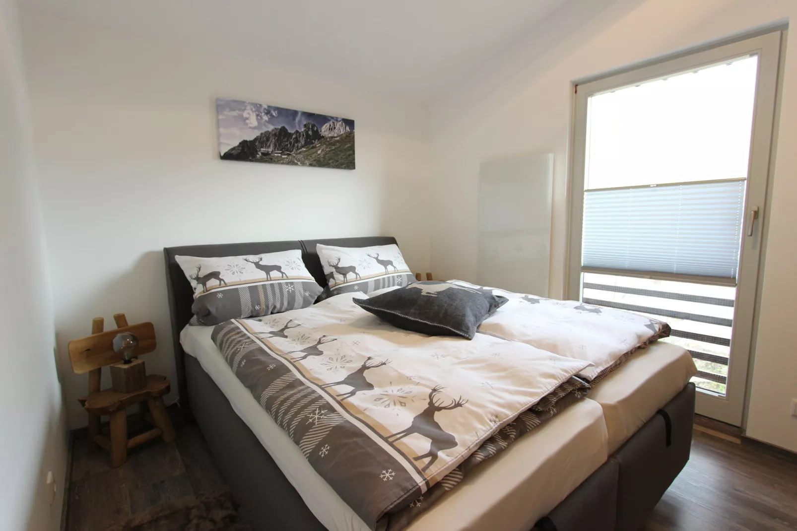 Apartment Hüttenzauber-Schlafzimmer