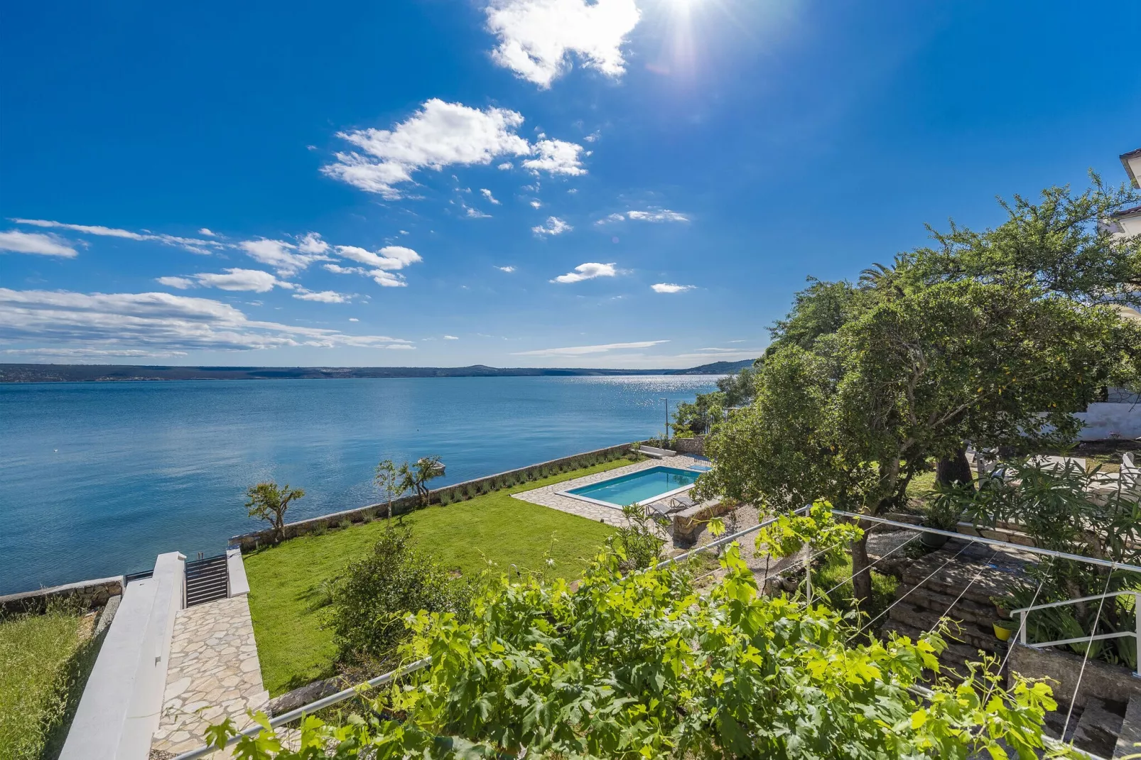 Villa Maslenica-Gardens summer