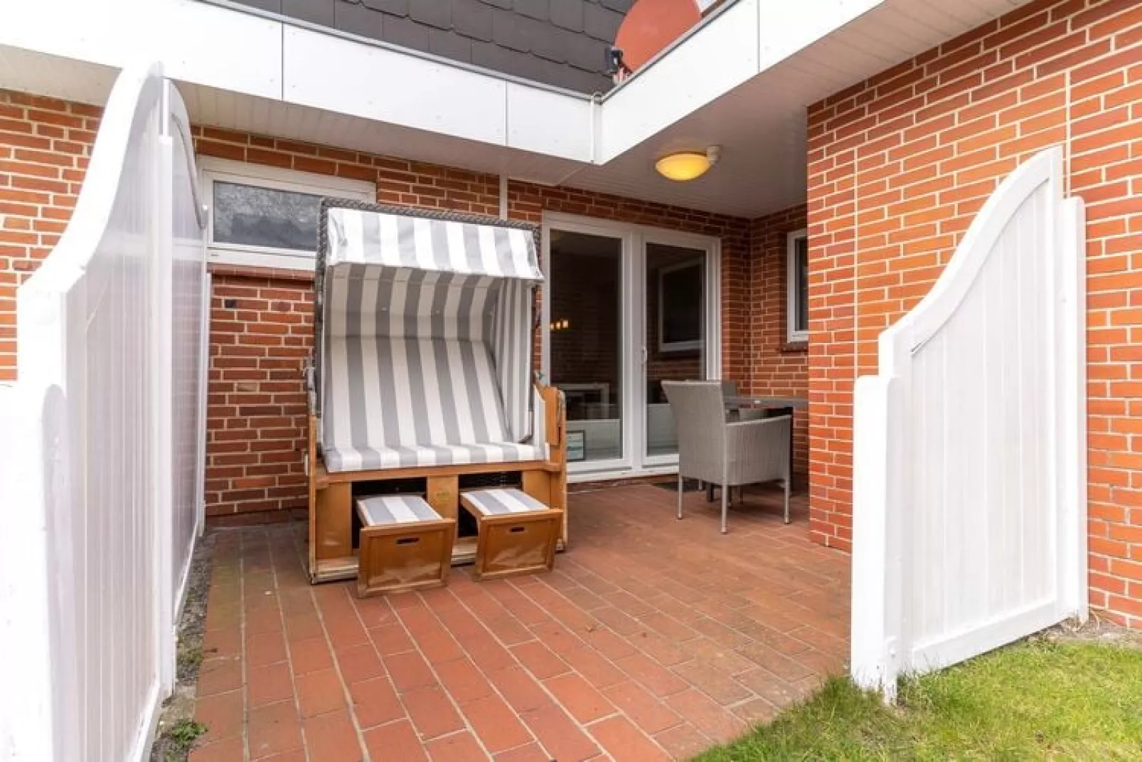 Ferienwohnung Deichlamm St Peter-Ording-Terrace balcony