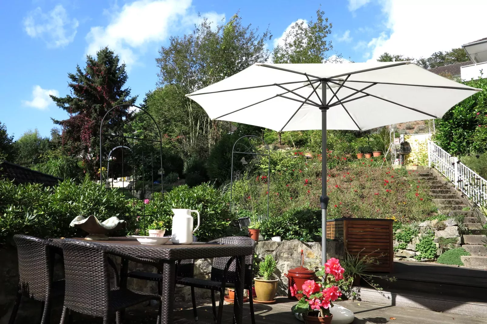 Weserbergland - Bad Pyrmont-Terrace balcony