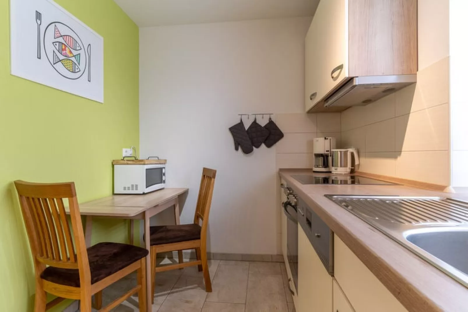 Doppelhaushälfte Op de Geest St Peter-Ording-Kitchen