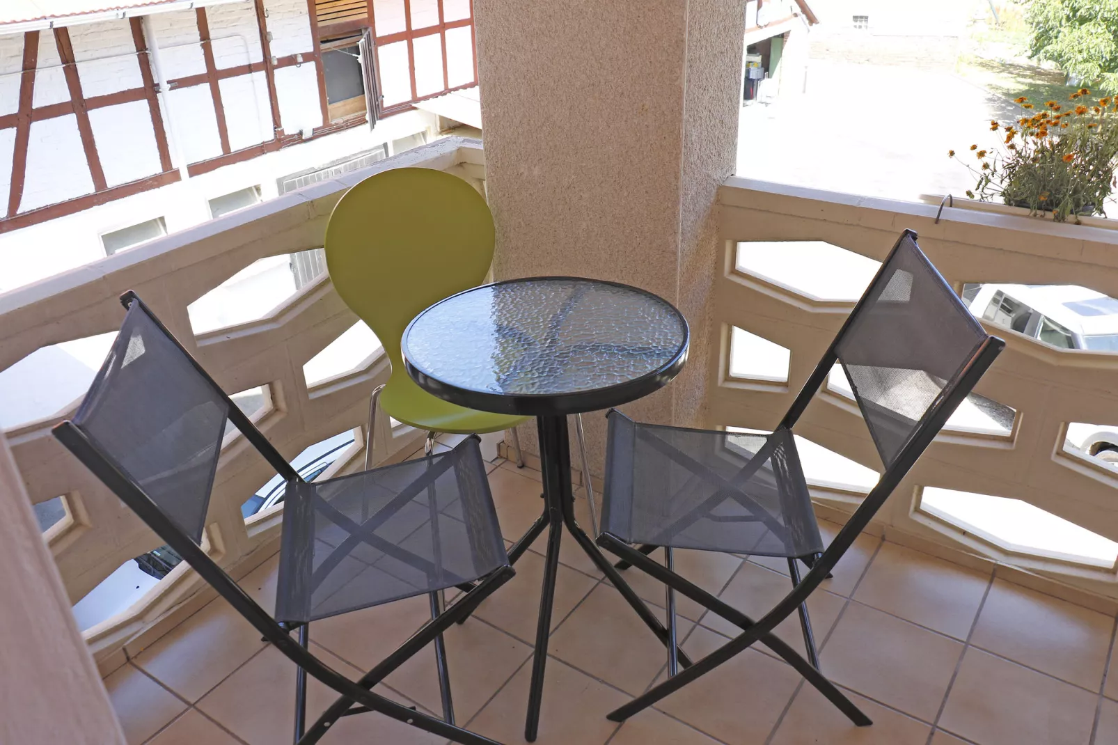Am Ferienbauernhof - FW 7-Terrace balcony