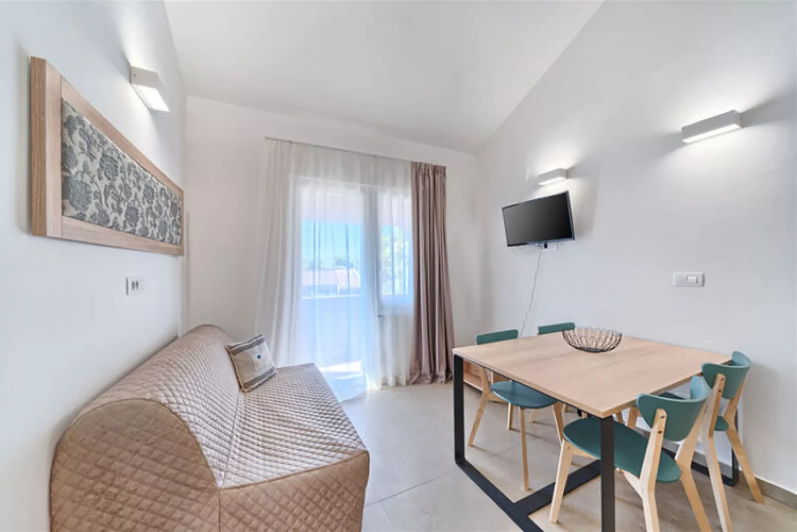 Apartments Medena Trogir - Seget Donji - A2plus2 Superior seaside-Living room