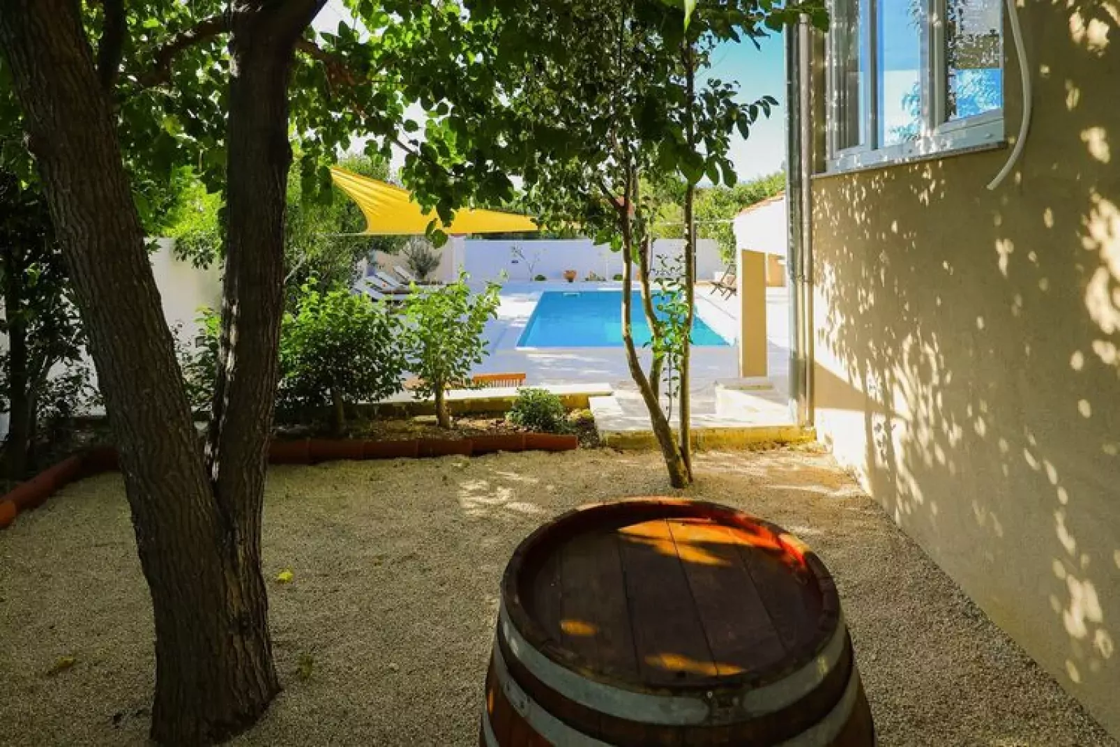 Vila Barka-Gardens summer