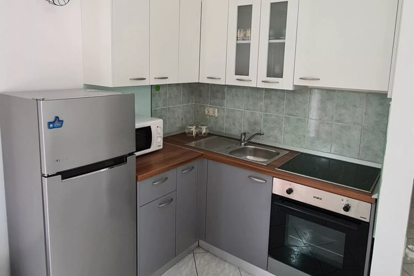 A6 - Apartments Ljilja PrivlakaA6 ca 60 qm bei Belegung mit 5-6 Pers-Küche