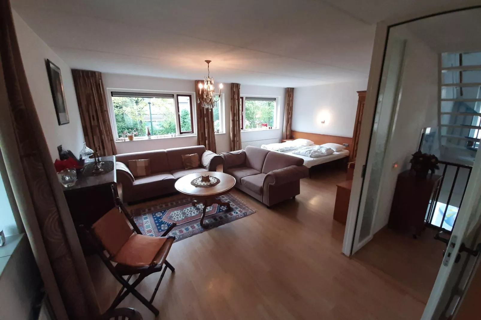 Vakantiewoning Blauw-Wohnzimmer
