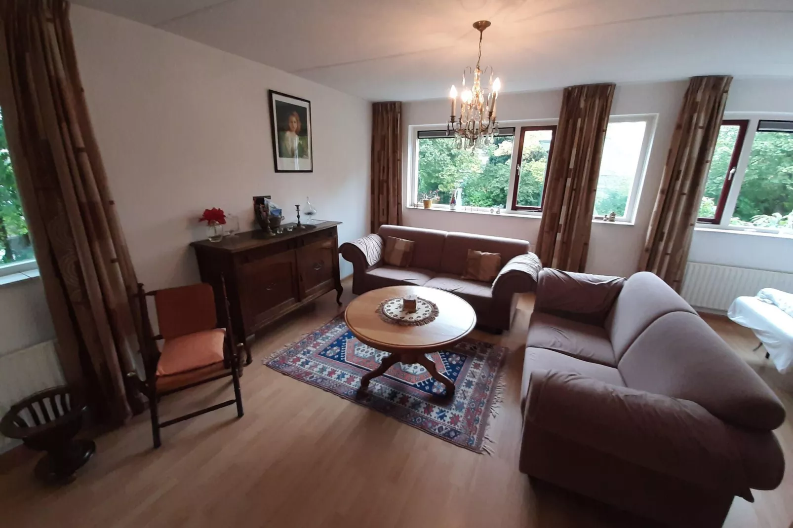 Vakantiewoning Blauw-Wohnzimmer