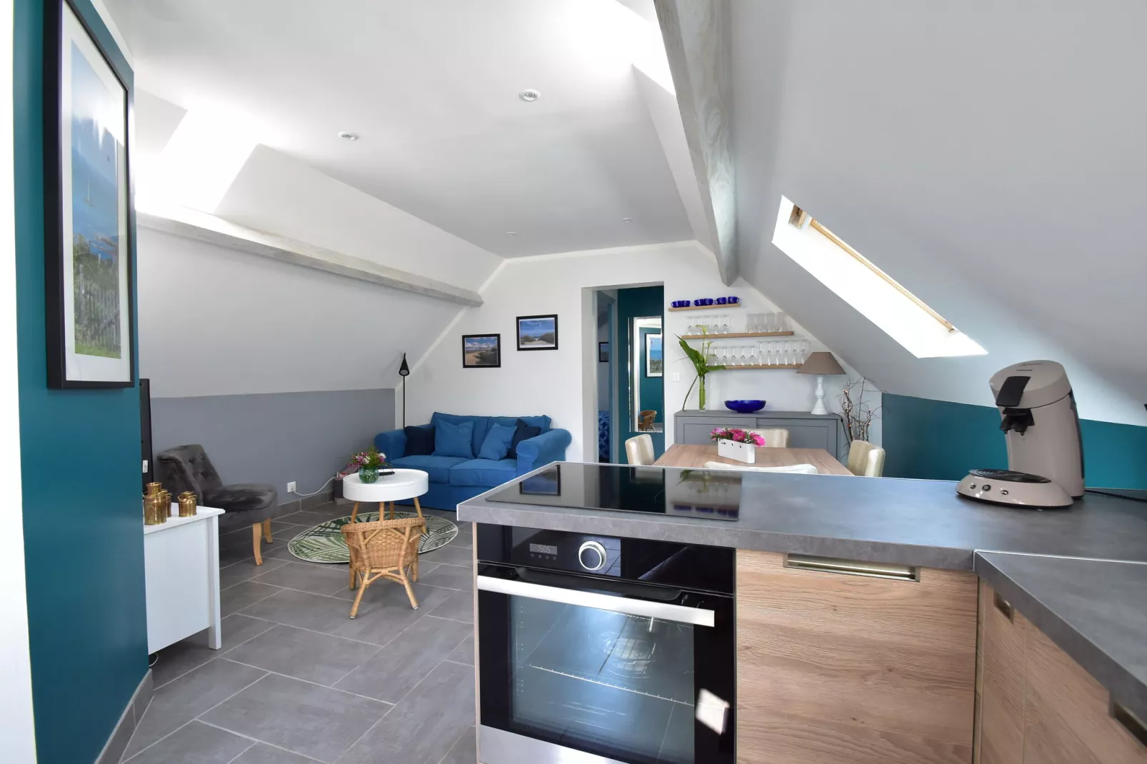 Gite Quineville 4 pers Belle Vue-Kitchen