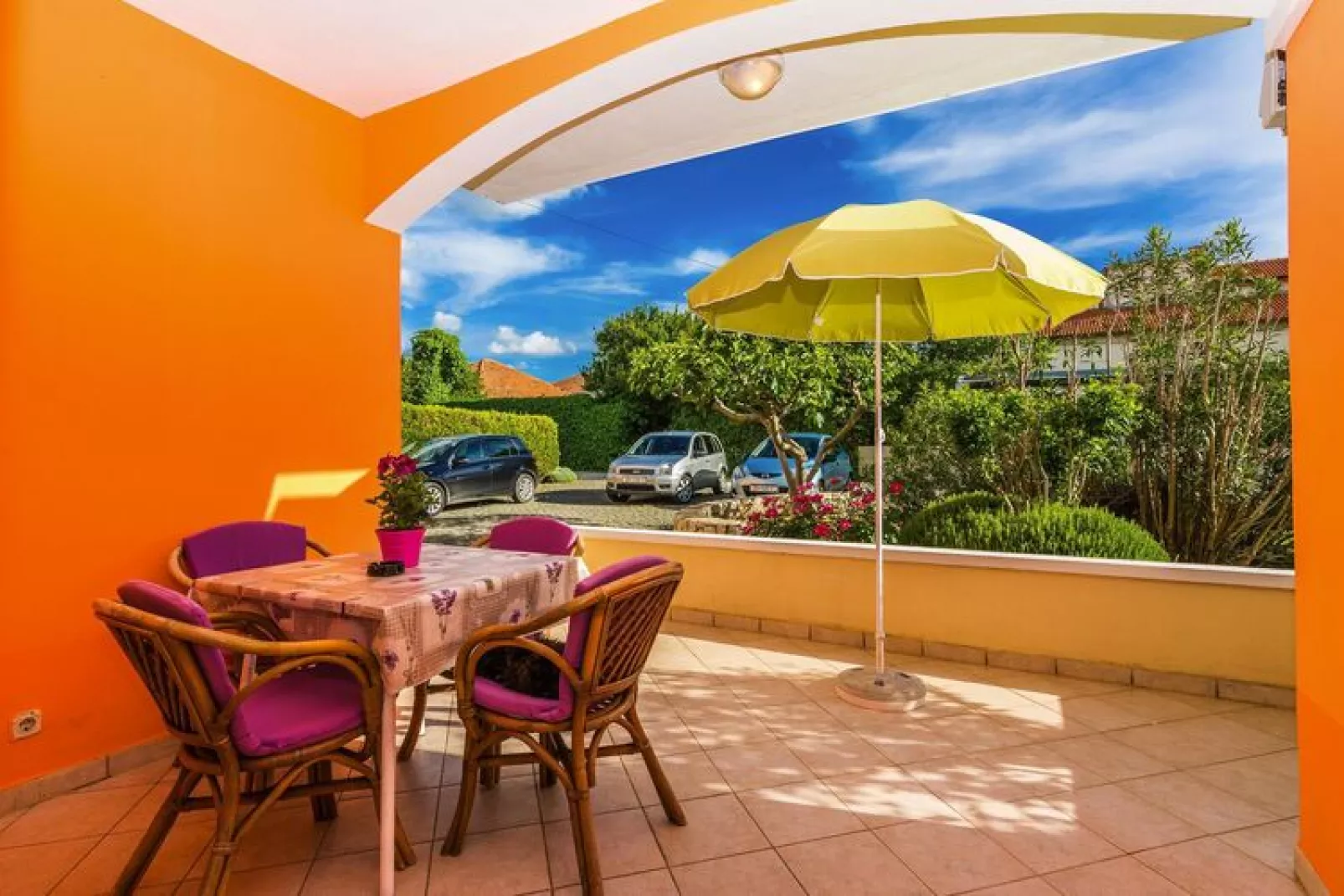 Apartments Albi, Zaton-A5, ca. 35 qm, bei Belegung mit 5 Personen-Terrace
