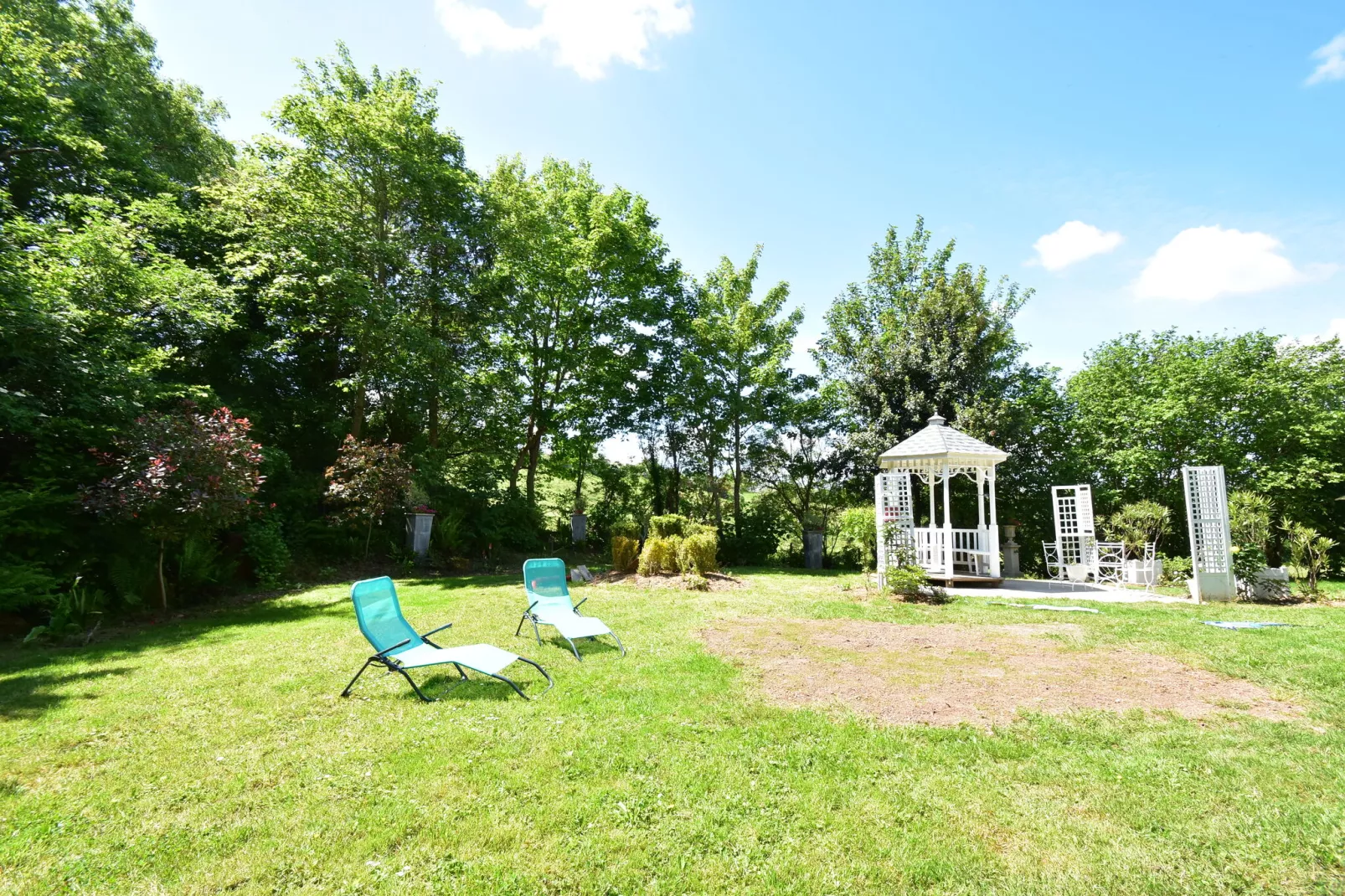 Gite Quineville 4 pers Belle Vue-Gardens summer