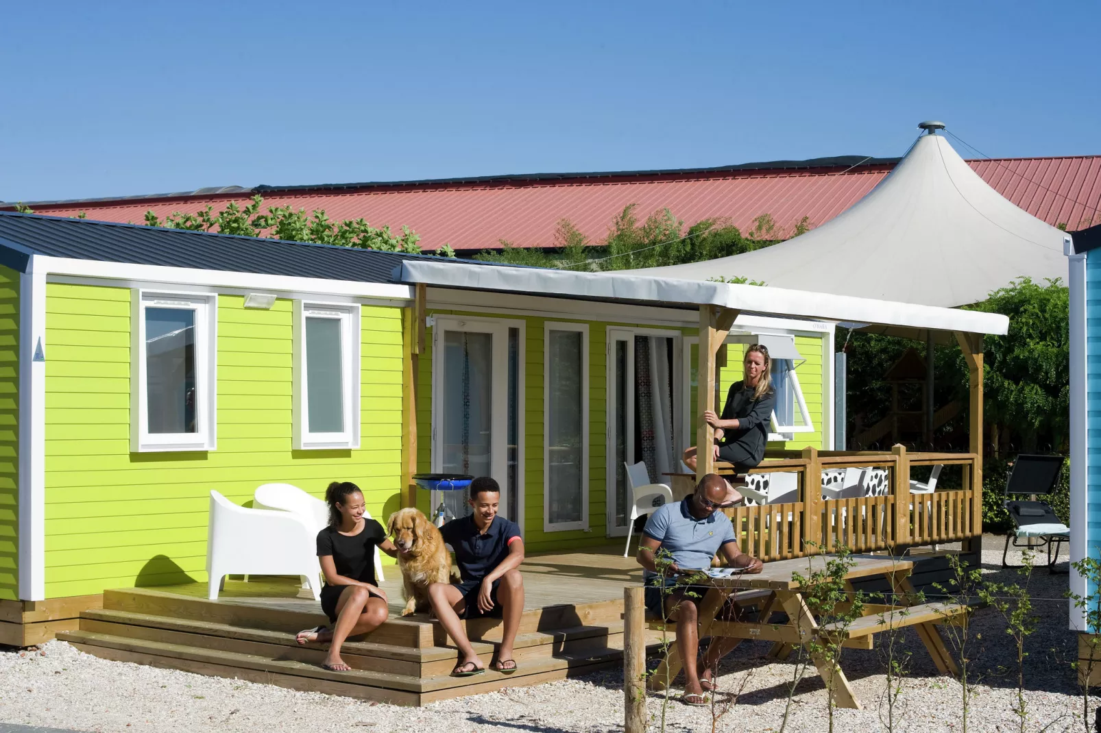 Vakantiepark Eiland van Maurik 3-Terrace balcony