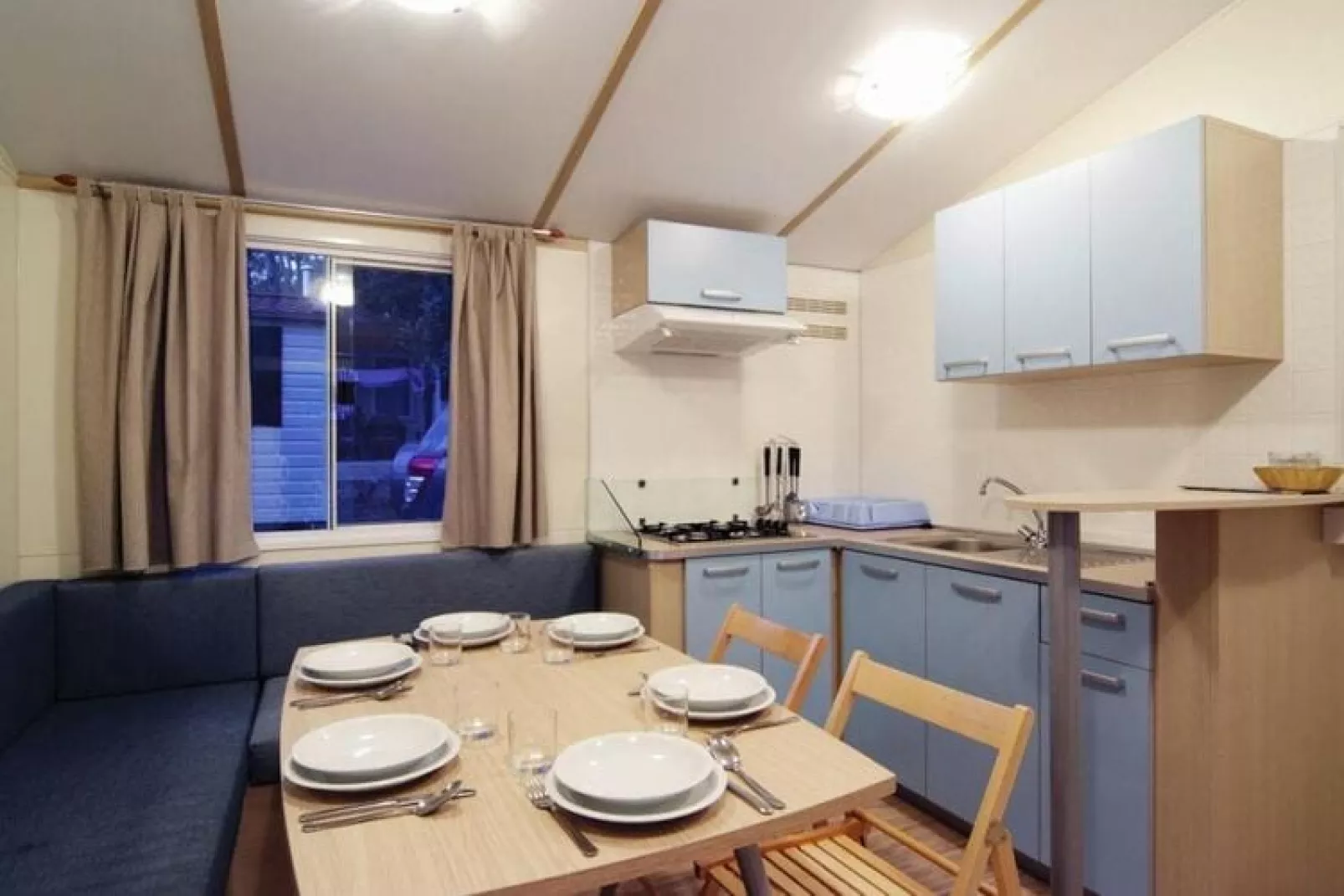 Mobile Homes in Camping Park Soline - Biograd  - Type Dalmatia-Dining room