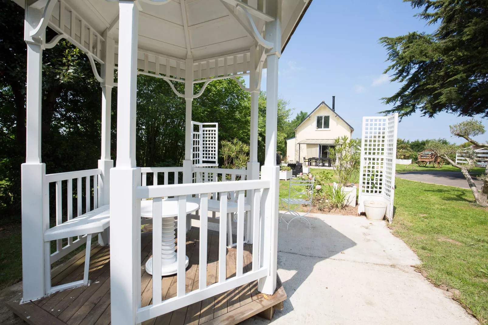 Apt Quineville 4 pers vue mer-Gardens summer