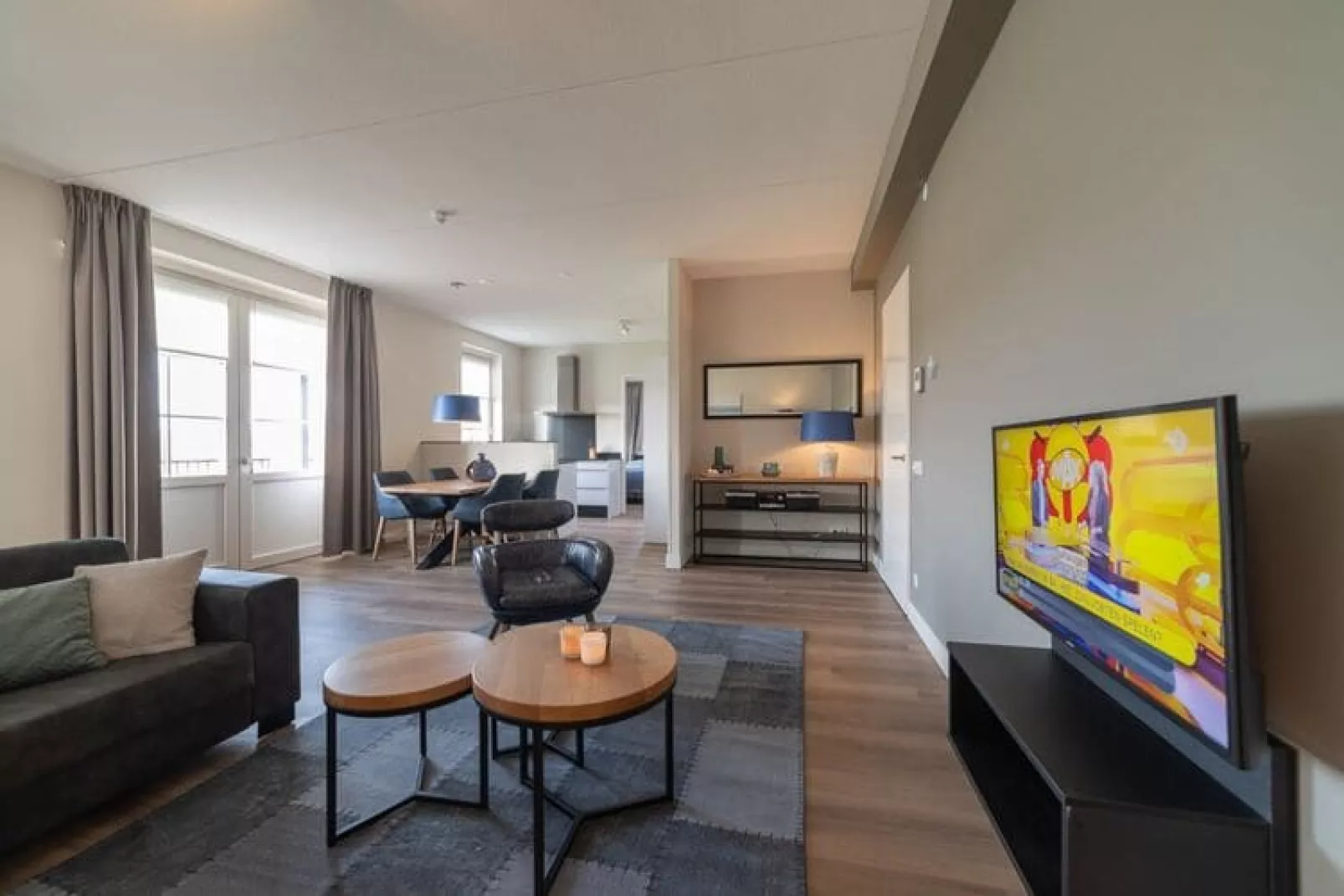 Zeeuwse Parel luxe Appartement 4 pers 2 bdk-Living room