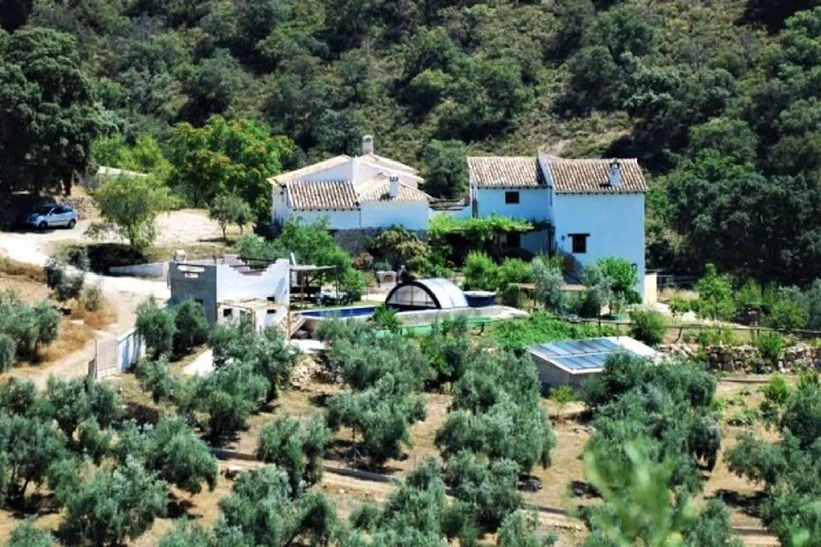 Cortijo completo La Pedriza del Serval-View summer