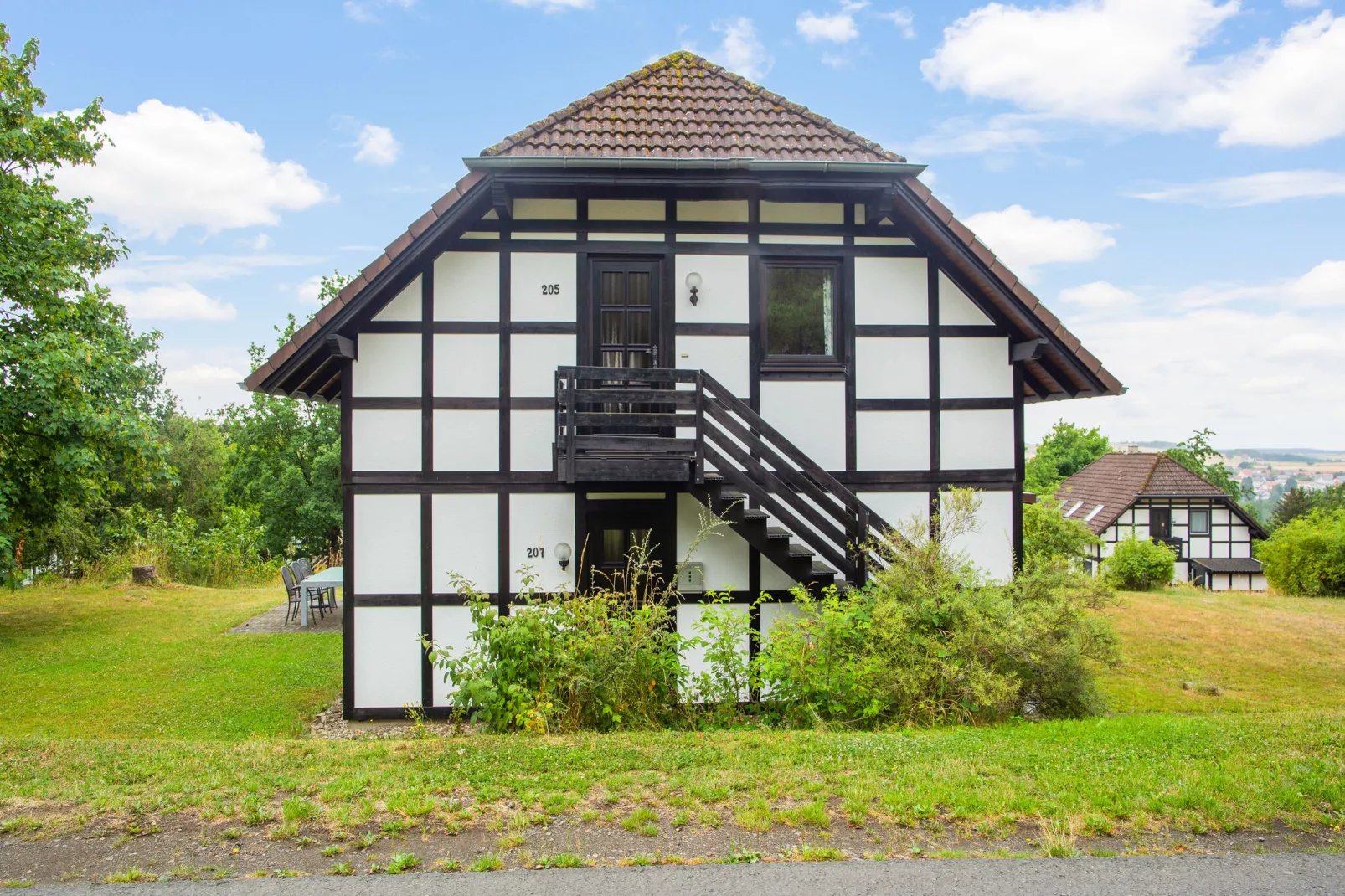 Am Sternberg-Exterior in summer