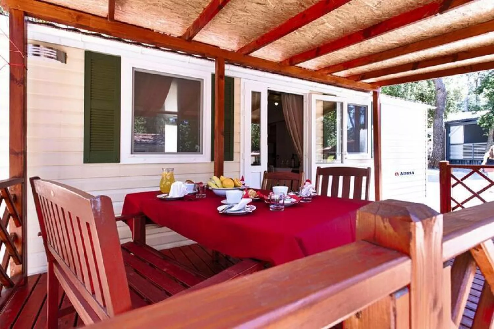 Mobile Homes in Camping Park Soline - Biograd - Type Comfort Plus-Exterior summer