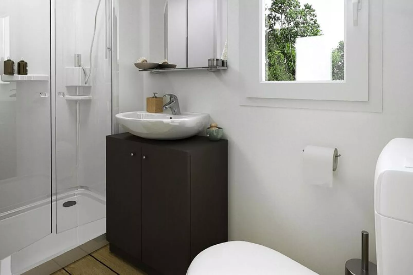 Mobile Homes in Camping Park Soline - Biograd - Type Premium Family-Bathroom