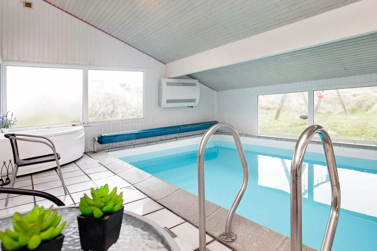 Maison de vacances pour 14 a Blokhus-Piscine