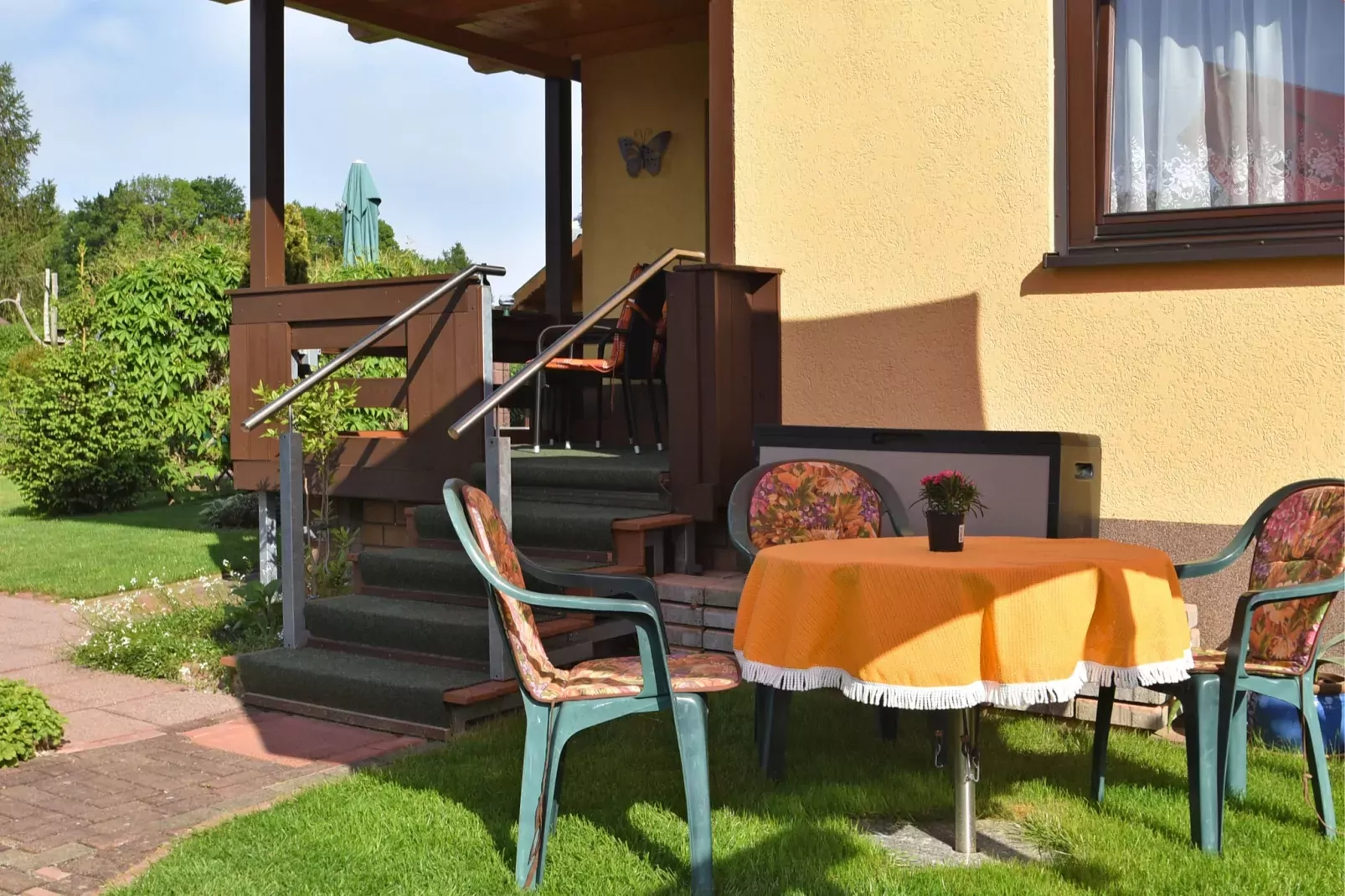 Ferienhaus Rother-Terrace balcony