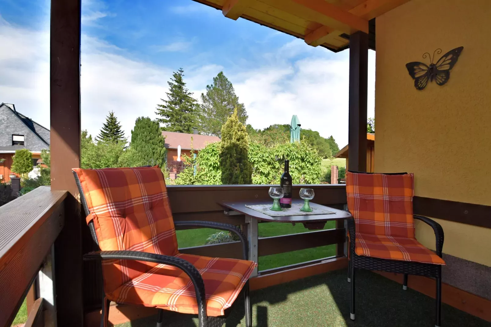 Ferienhaus Rother-Terrace balcony
