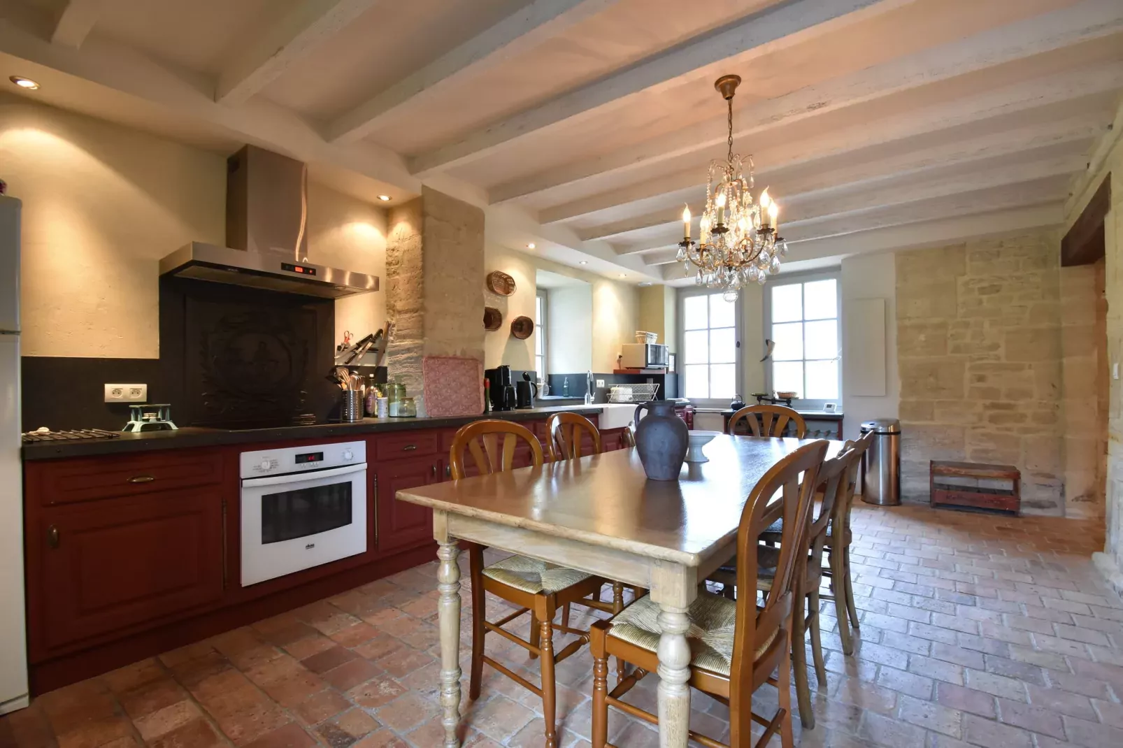 Gite de Luxe 6 pers Domaine Château-Kitchen