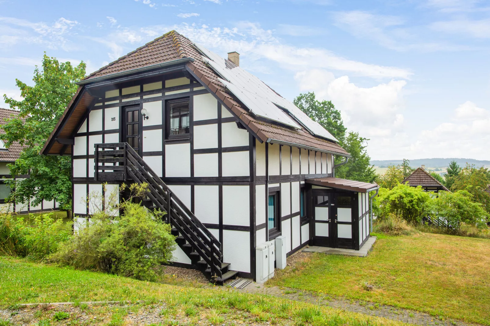 Am Sternberg-Exterior in summer