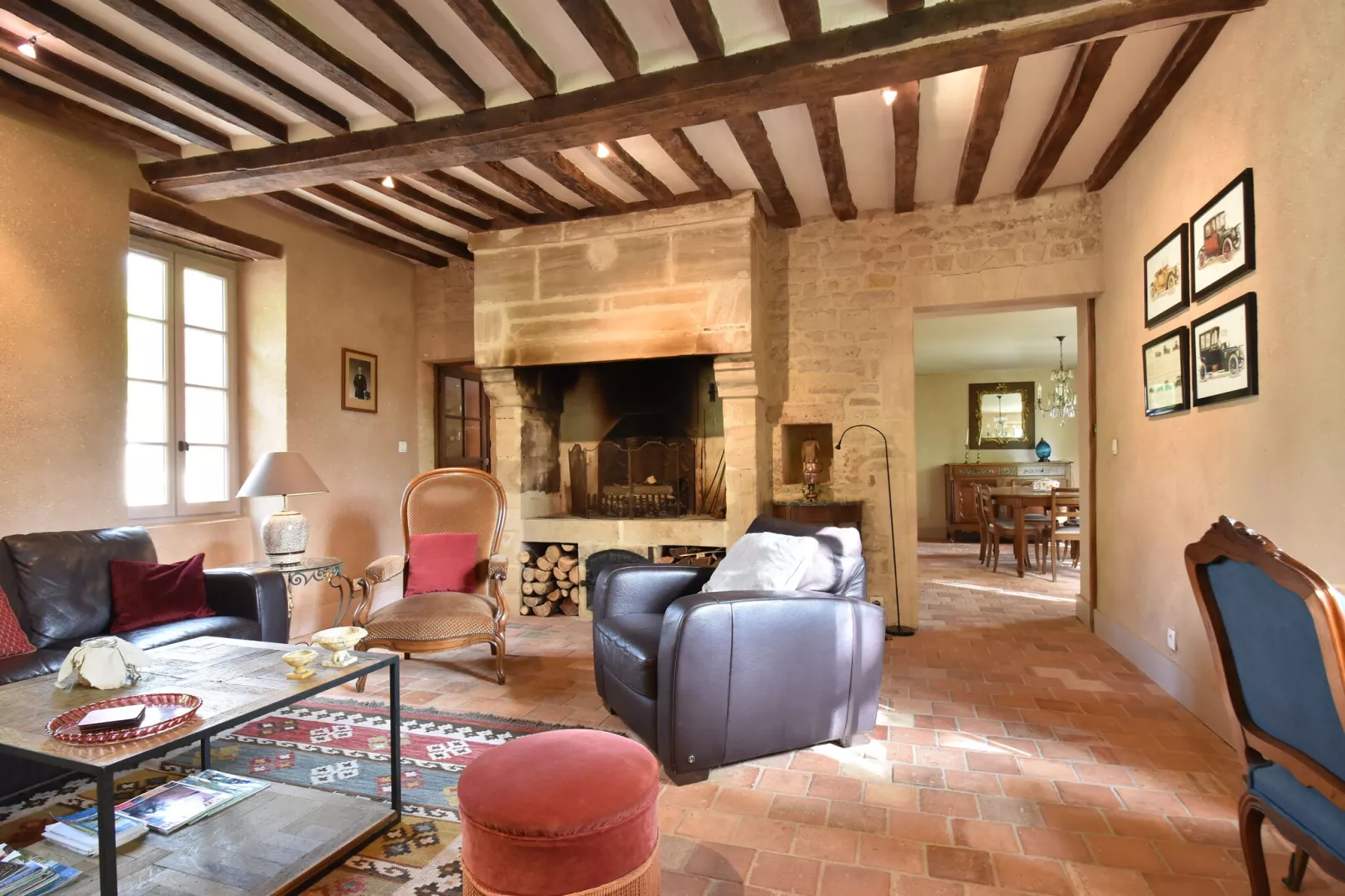 Domaine de luxe 12 pers-Wohnzimmer