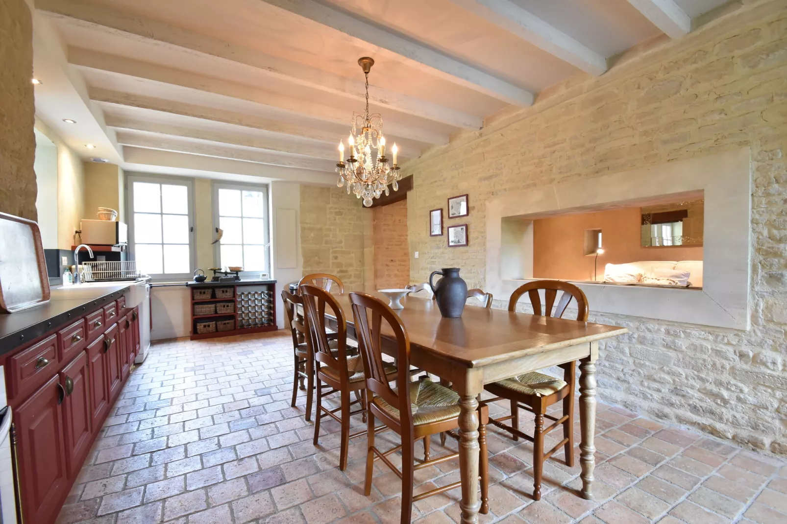 Domaine de luxe 12 pers-Esszimmer