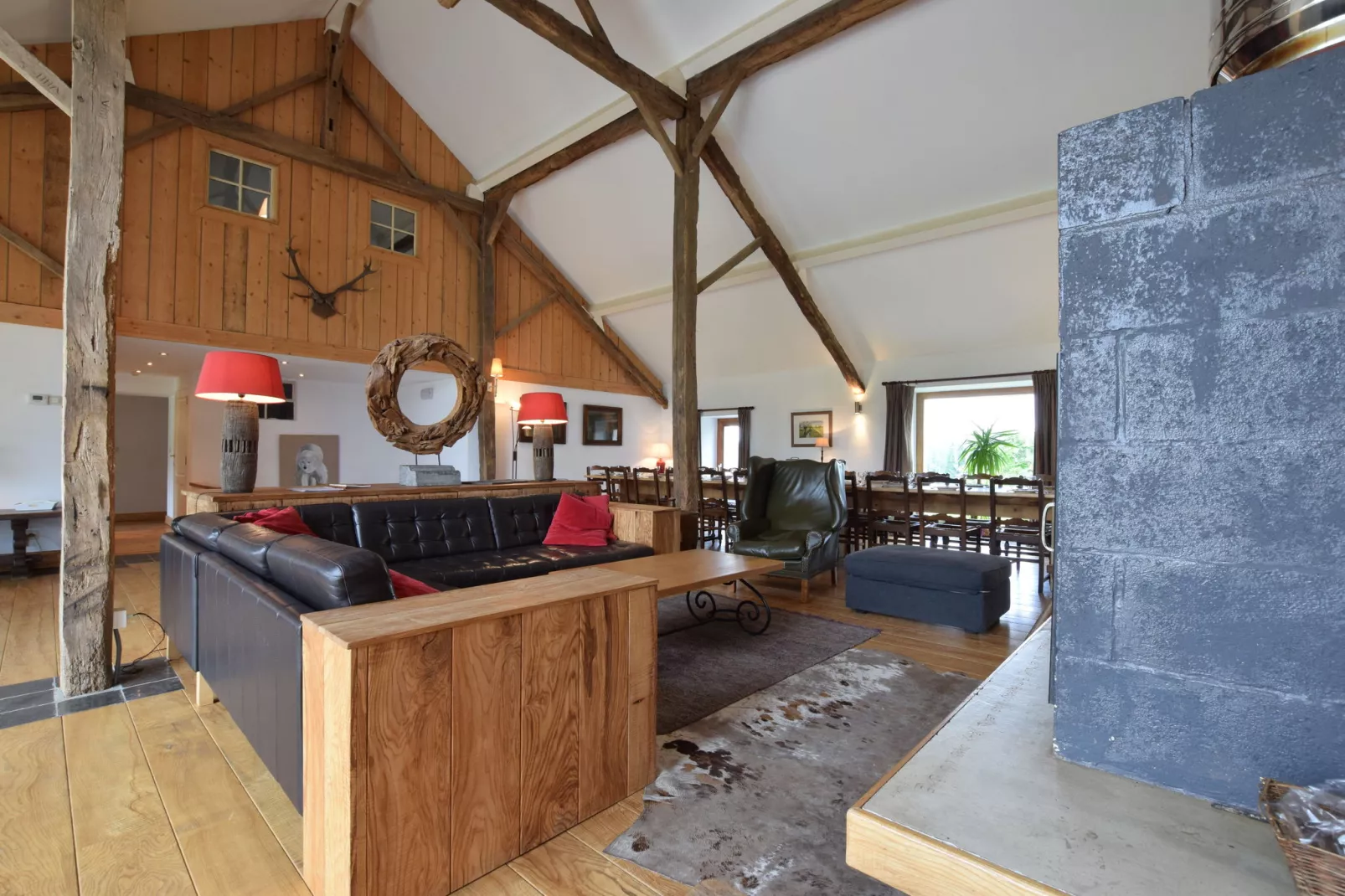 La Ferme de Lavaux-Wohnzimmer