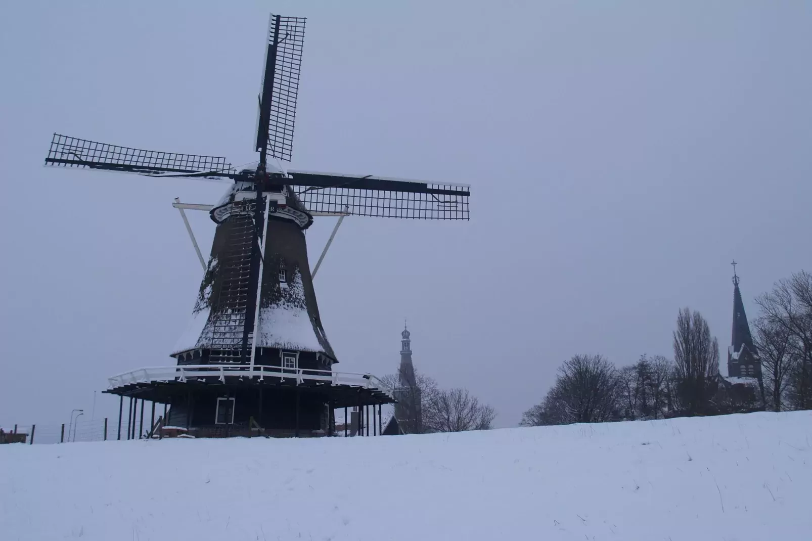 Resort Ijsselmeer 1-Area winter 1km