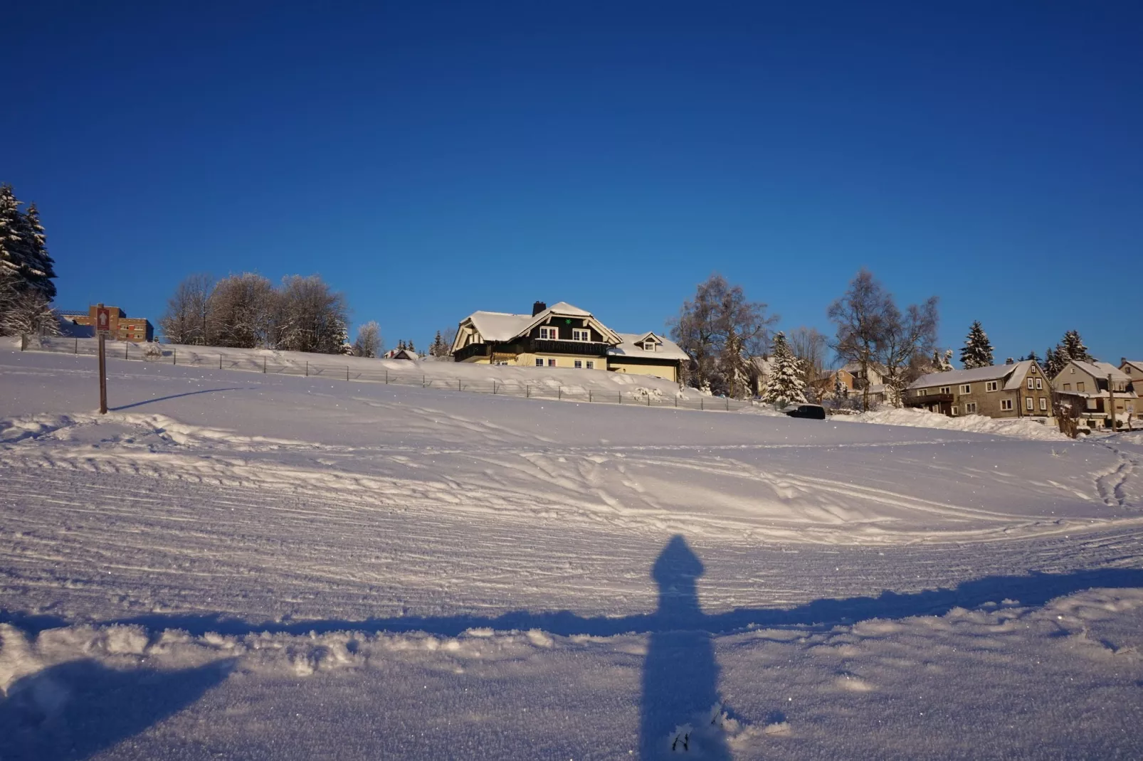 Am Thüringer Rennsteig-Gebiet Winter 5 km