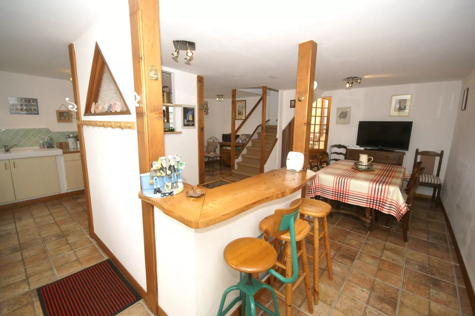 Maison des Vacances Ravenoville-Wohnzimmer
