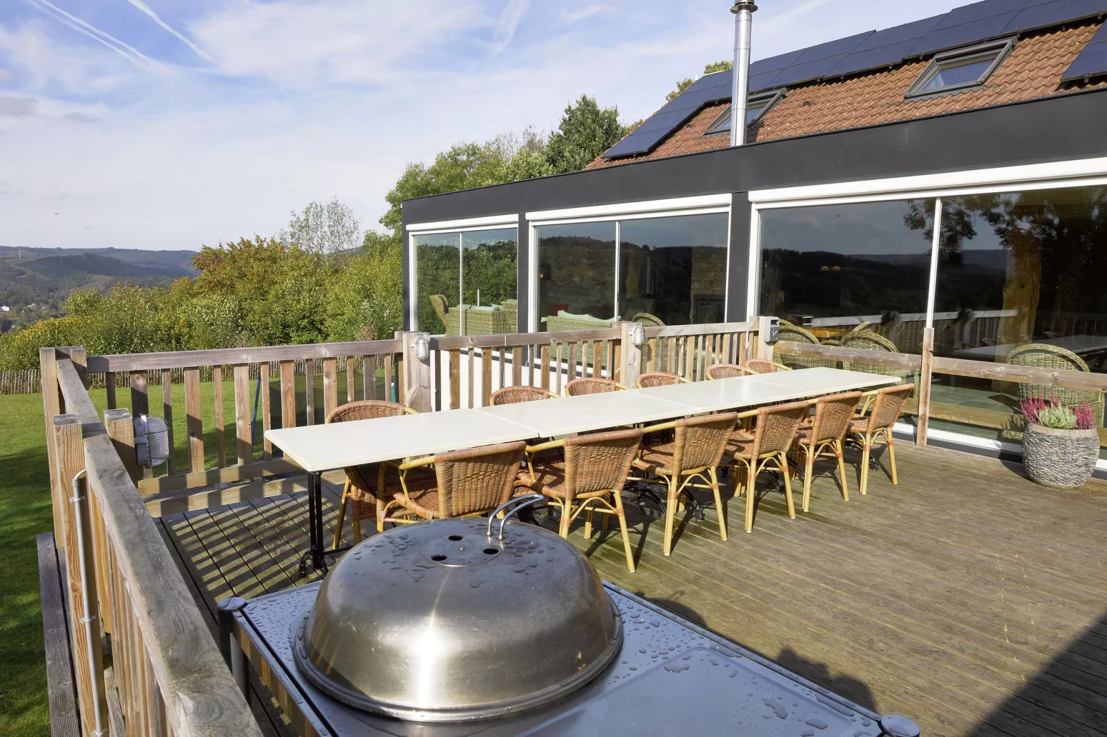 The Wood-Stone Cottage-Terrassenbalkon