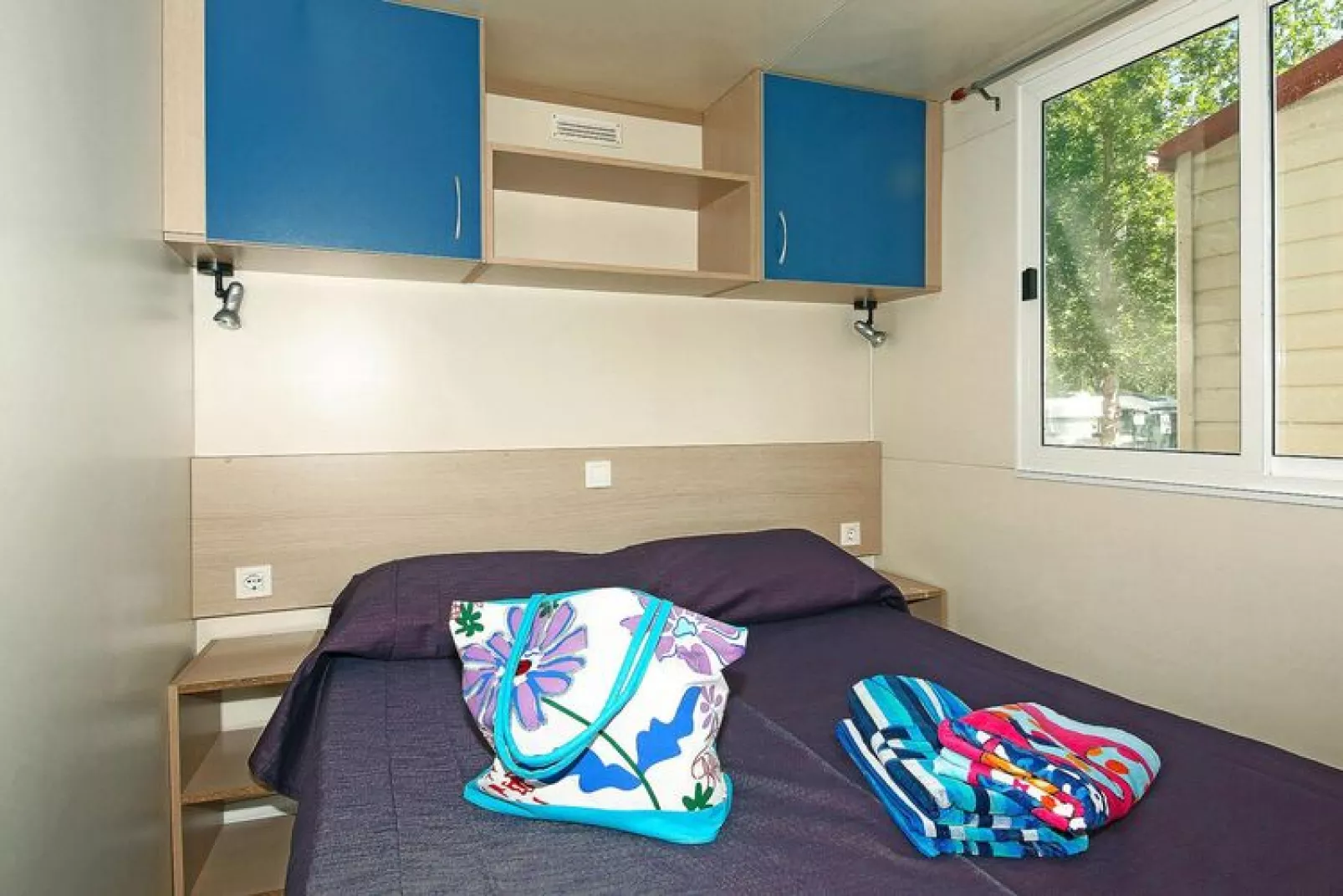 Mobile Homes San Francesco, Desenzano-MH Family Plus-Bedroom