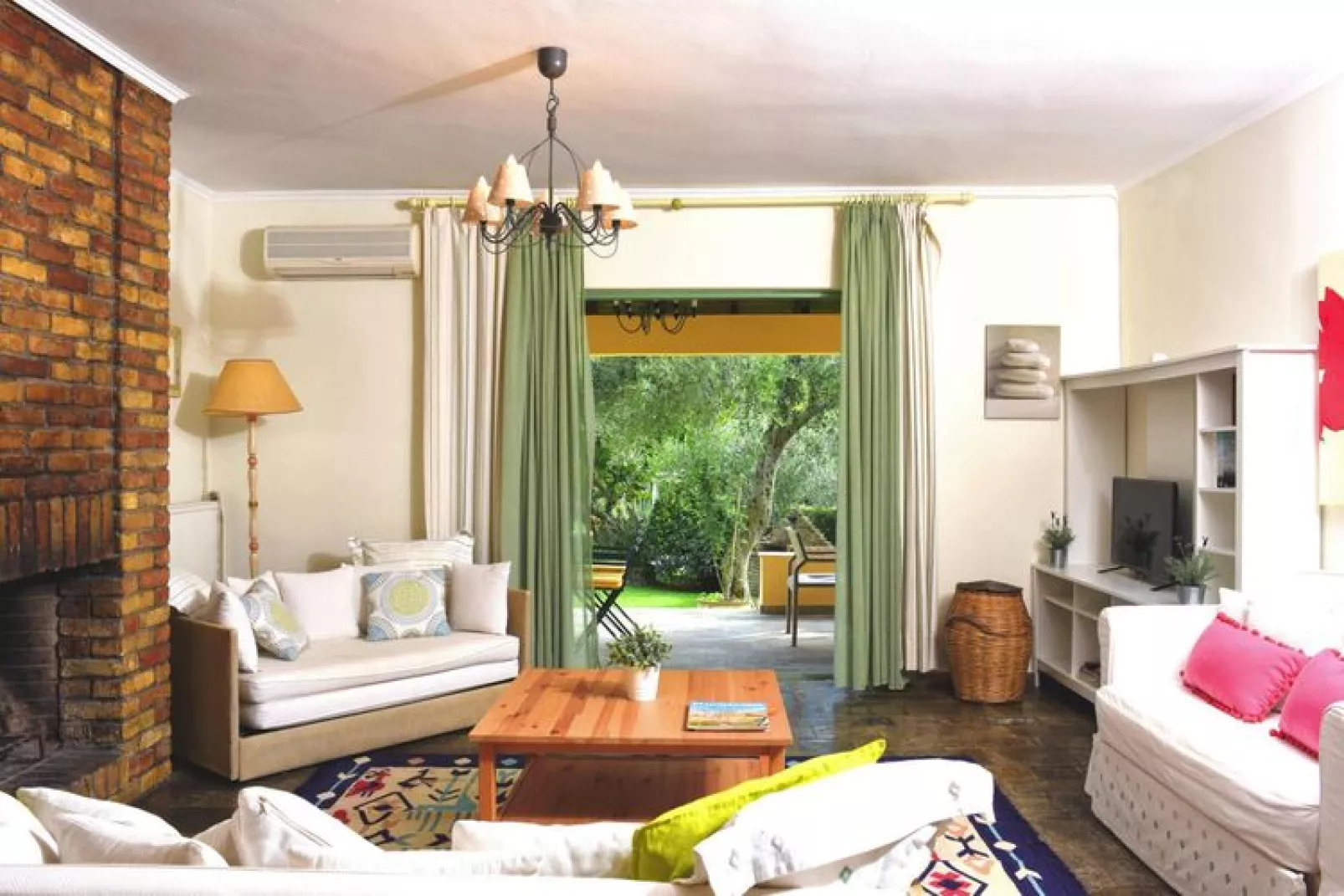 Apartments Isabella Country House, Gouvia-1 bedroom apartment with livingroom-Wohnzimmer