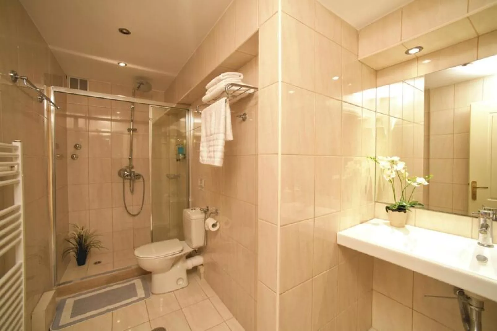 Apartments Isabella Country House, Gouvia-1 bedroom apartment with livingroom-Badezimmer