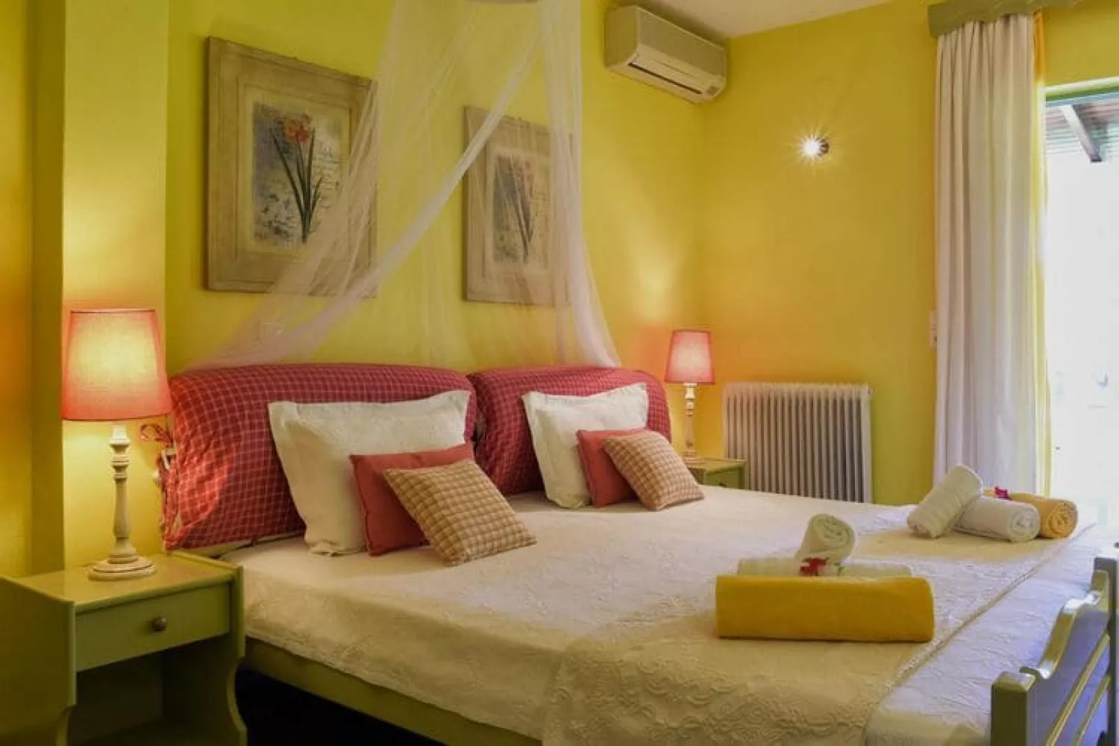 Apartments Isabella Country House, Gouvia-1 bedroom apartment with livingroom-Schlafzimmer