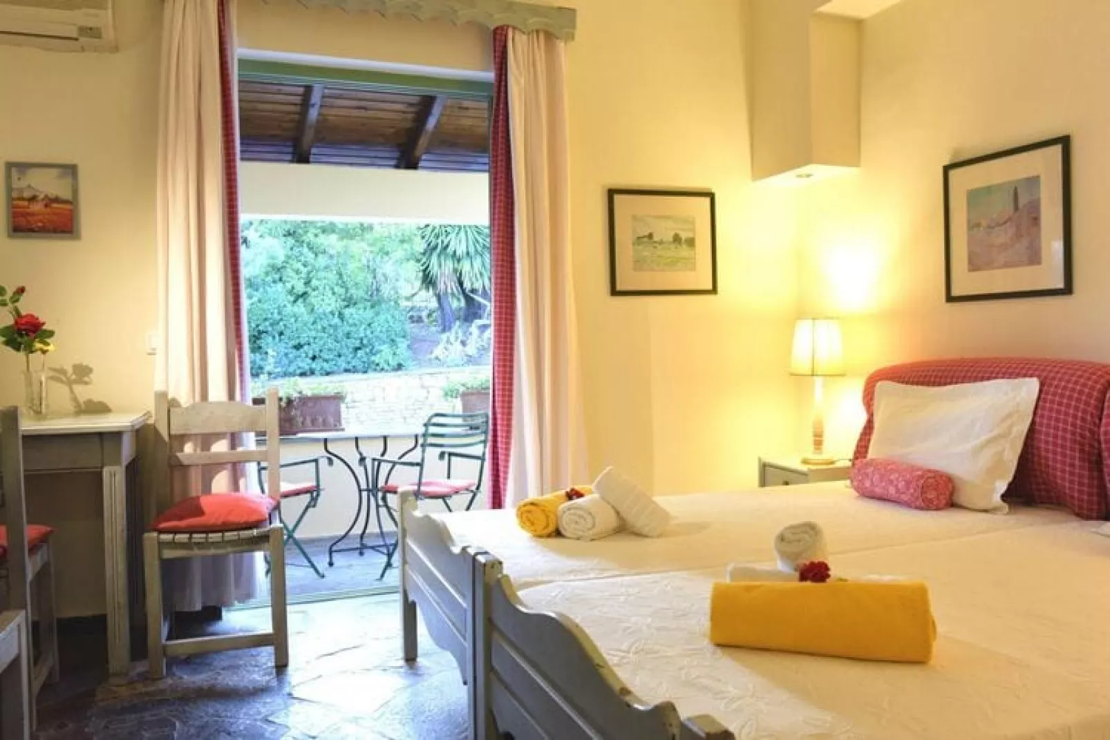Apartments Isabella Country House, Gouvia-1 bedroom apartment with livingroom-Wohnzimmer